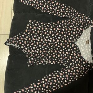 Long sleeve floral body suit